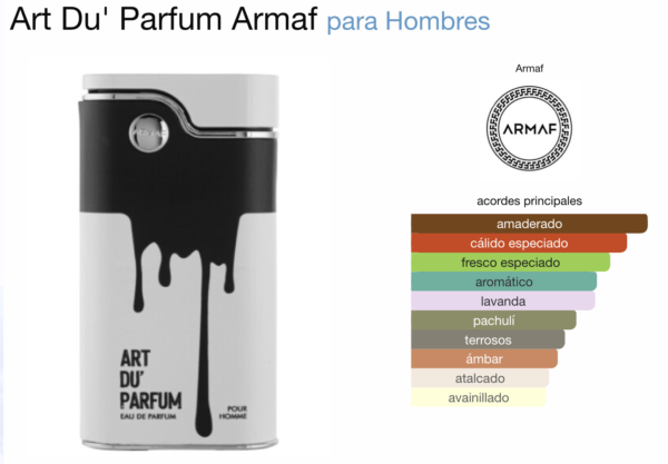 Armaf Art Du'Parfum EDP (Caballero) - 100 ml - Imagen 2